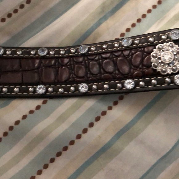 Brown everyday wear flashy belt - Picture 2 of 7